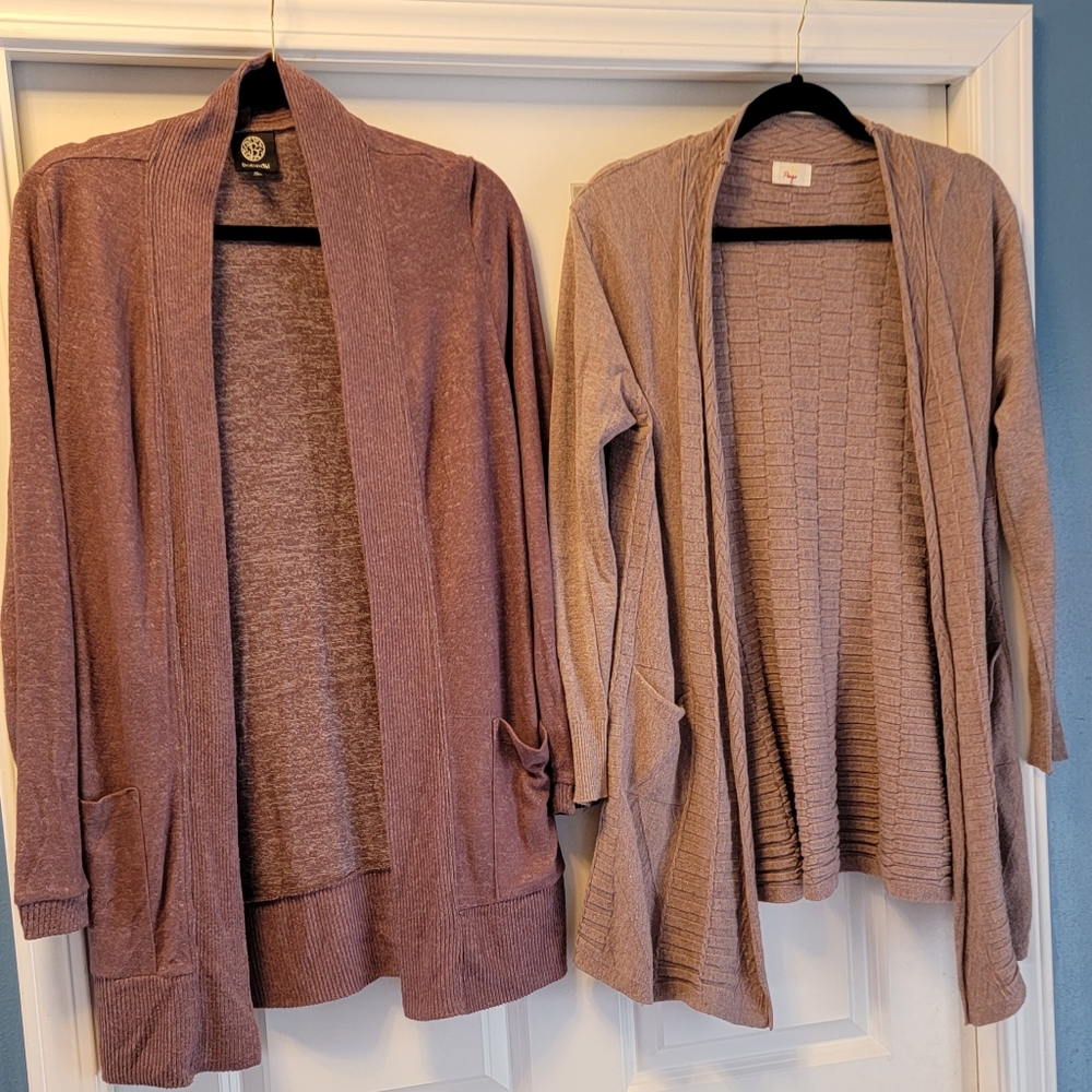 Mauve Sweaters Set (2), Size M